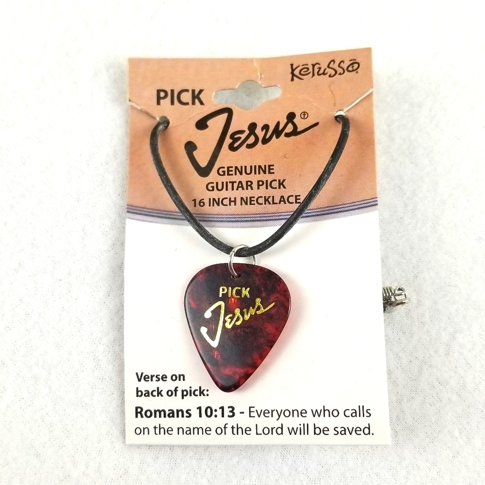 Genuine Guitar Pick Necklace